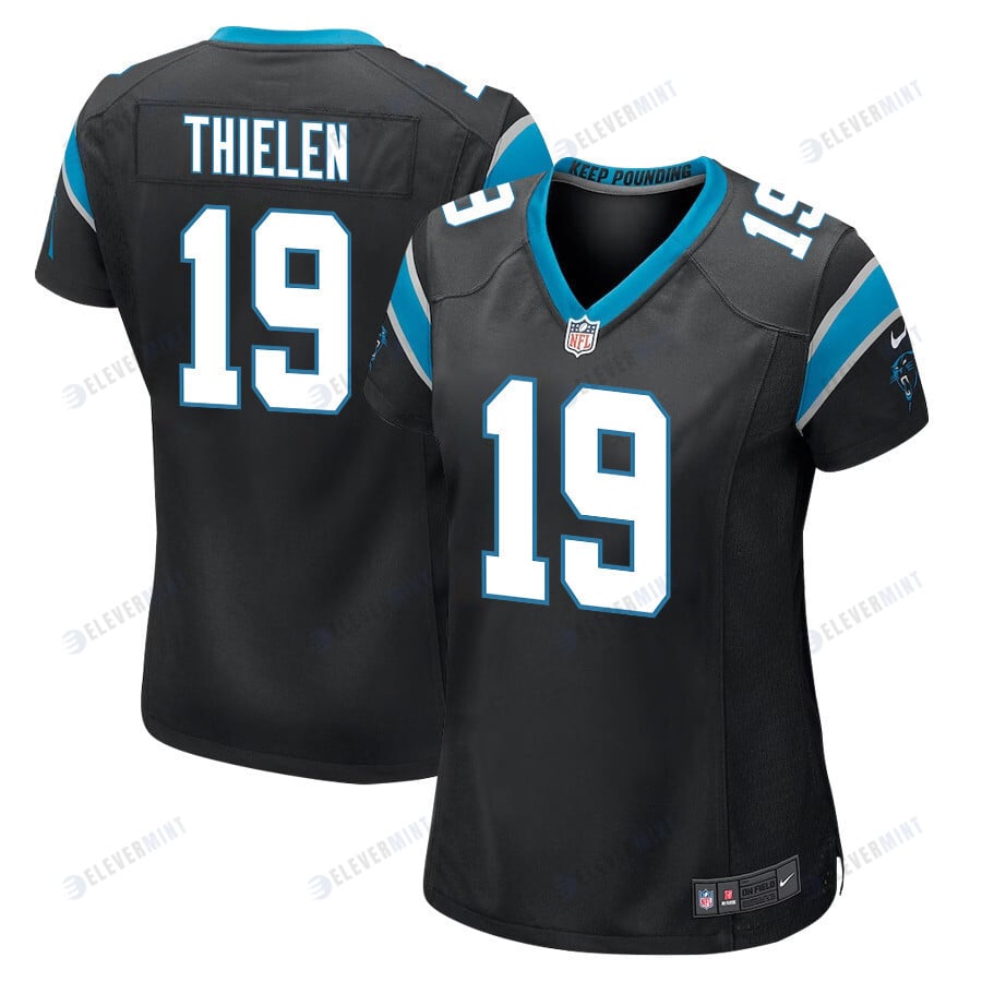 Adam Thielen 19 Carolina Panthers Women Game Jersey - Black